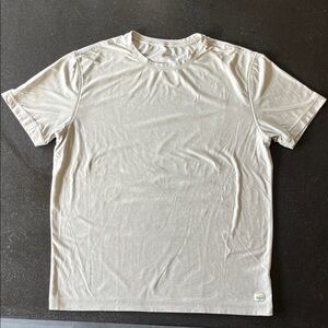 Vuori Men's Light Beige Short Sleeve Tee